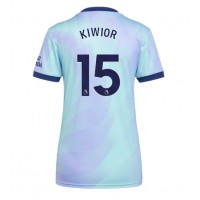 Arsenal Jakub Kiwior #15 Replica Third Shirt Ladies 2024-25 Short Sleeve